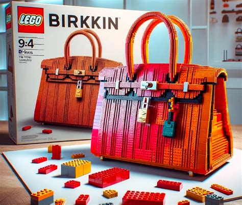 bolsa hermes lego|Los bolsos de lujo se transforman en LEGO .